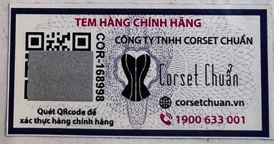 Tem chống hàng giả Corset Chuẩn